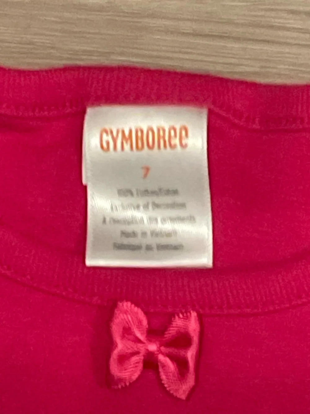 Gymboree | Girls' Short-Sleeve Pink Tee with Bow Detail